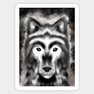 Portrait of Fenrir Sticker